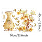 3d Flower Vase Wall Sticker PVC