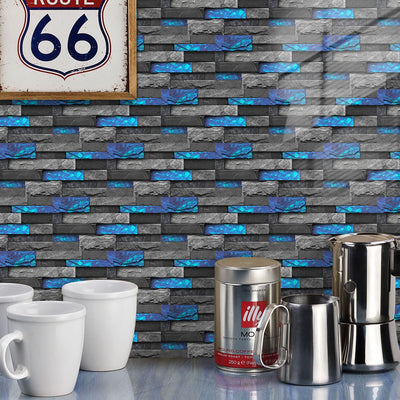 20/10pcs Imitation Stone Tile Wall Sticker
