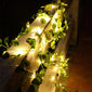Flower Green Leaf String Lights Artificial